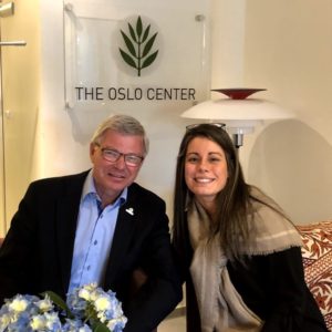 Meeting with the former Norwegian Prime Minister Kjell Magne Bondevik